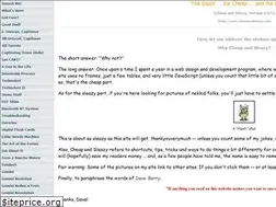 Sites similar to cheapandsleazy.net