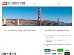 Sites similar to cheapcarrental.net