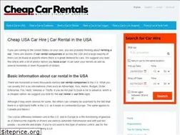 Sites similar to cheapcarrentalsusa.com