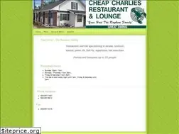 Sites similar to cheapcharliesrestaurant.com