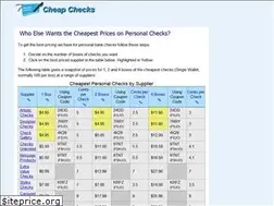 Sites similar to cheapchecks.org