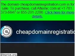 Sites similar to cheapdomainregistration.com