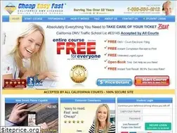 Sites similar to cheapeasyfasttrafficschool.com