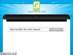 Sites similar to cheapebook.com