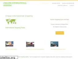 Sites similar to cheaperinternationalshipping.com