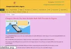 Sites similar to cheapestbulksmsinnigeria.com