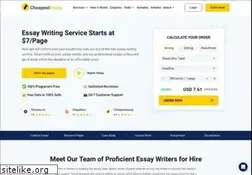 Sites similar to cheapestessay.com