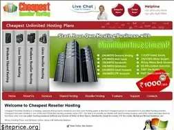 Sites similar to cheapestresellerhosting.in