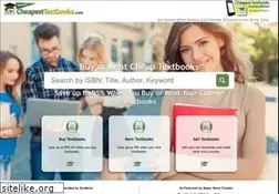 Sites similar to cheapesttextbooks.com