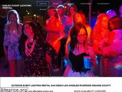 Sites similar to cheapeventlightingrental.com
