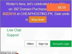 Sites similar to cheaphosting.pk