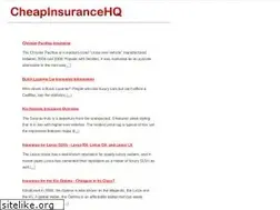 Sites similar to cheapinsurancehq.com