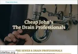 Sites similar to cheapjohnssewer.com