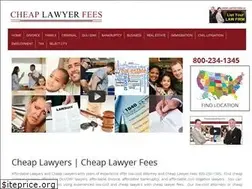 Sites similar to cheaplawyerfees.com