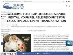 Sites similar to cheaplimoservicedc.com