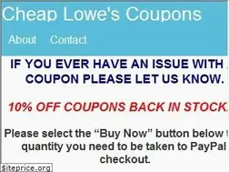 Sites similar to cheaplowescoupons.net