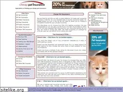 Sites similar to cheappetinsurance.com