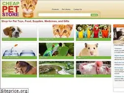 Sites similar to cheappetstore.com