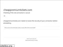 Sites similar to cheappremiumtickets.com