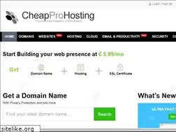 Sites similar to cheapprohosting.com