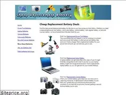 Sites similar to cheapreplacementbattery.com