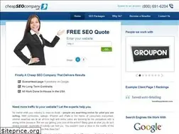 Sites similar to cheapseocompany.com