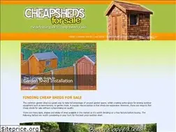 Sites similar to cheapshedsforsale.co.uk