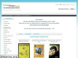 Sites similar to cheapsheetmusic.com