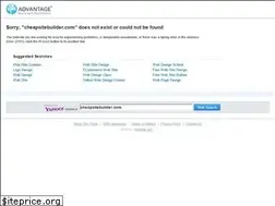 Sites similar to cheapsitebuilder.com