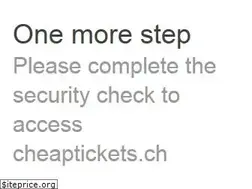 Sites similar to cheaptickets.ch