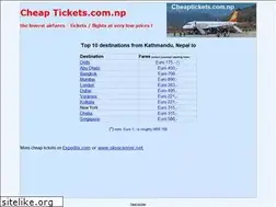 Sites similar to cheaptickets.com.np