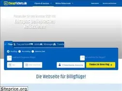 Sites similar to cheaptickets.de