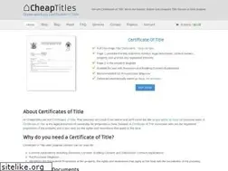 Sites similar to cheaptitles.co.nz