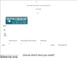 Sites similar to cheaptoilettanklids.com