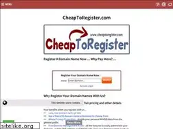 Sites similar to cheaptoregister.com