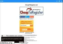 Sites similar to cheaptoregister.net