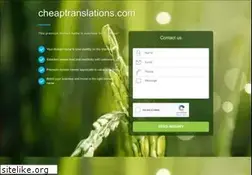 Sites similar to cheaptranslations.com