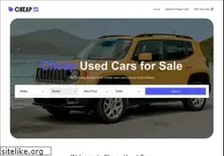 Sites similar to cheapusedcars.com
