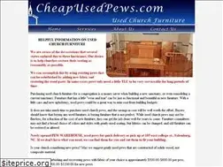 Sites similar to cheapusedpews.com