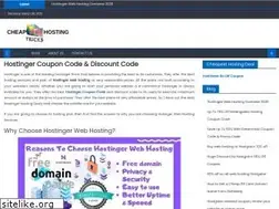 Sites similar to cheapwebhostingtricks.com
