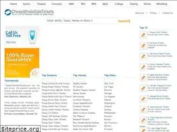 Sites similar to cheapwholesaletickets.com