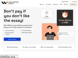 Sites similar to cheapwritingservice.org