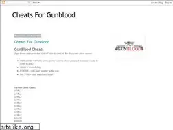 Sites similar to cheatsforgunbloodgame.blogspot.com
