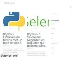 Sites similar to cheatsheet.fr
