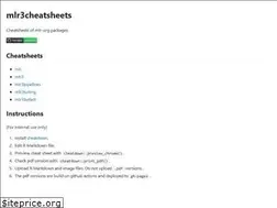 Sites similar to cheatsheets.mlr-org.com
