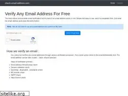Sites similar to check-email-address.com