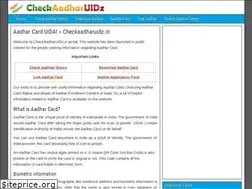 Sites similar to checkaadharuidz.in