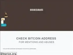 Sites similar to checkbitcoinaddress.com