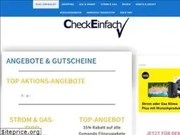 Sites similar to checkeinfach.de