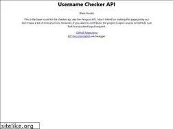 Sites similar to checkerapi.com